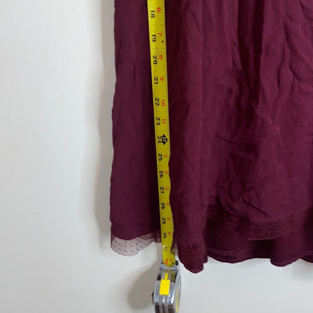 🌵Adorable lace maroon dress! - Picture 6 of 8